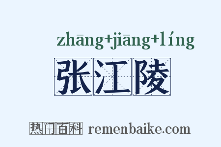 张江陵是什么意思的图片